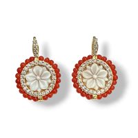 Pendientes Mandile 1922 Mujer Cammei  in Plata Conchiglia 2KK56084ROR